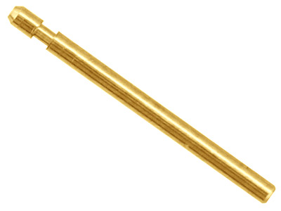 18ct Yellow Gold Ear Pin 13mm X    0.9mm A7407, 100 Recycled Gold