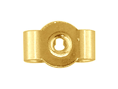 18ct Yellow Gold Scroll Small, 100% Recycled Gold - Standard Image - 3