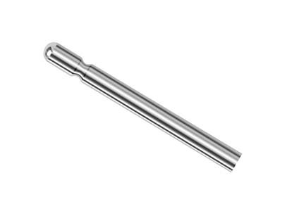 18ct White Gold 10mm X 1.0mm       Grooved Pin Grooved End Rounded,   100% Recycled Gold - Standard Image - 1