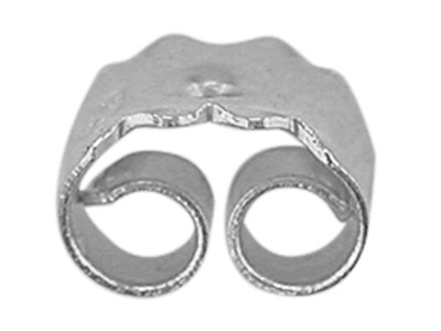 18ct White Gold Scroll Medium, 100% Recycled Gold - Standard Image - 1