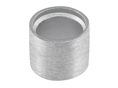 18ct White Tube Setting 6.0mm Rts60 Cast semi  Finished Cast Collet