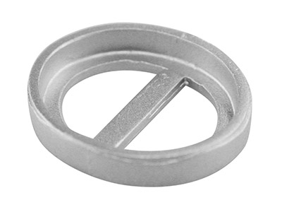 Sterling Silver Cast Setting, Oval 14mm X 10mm - Standard Image - 1