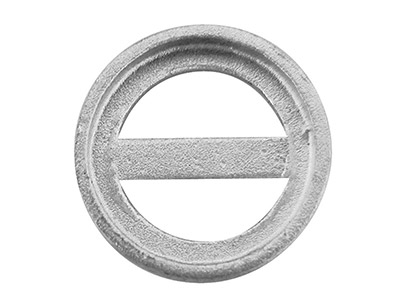 Sterling Silver Cast Setting, Round 4mm - Standard Image - 2