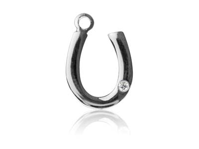 Sterling Silver Horse Shoe 12mm