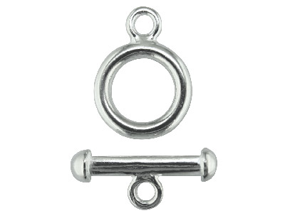 Silver Ring & Bar Catch