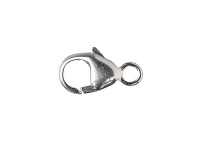 Sterling Silver Oval Trigger Clasp 9mm - Standard Image - 1