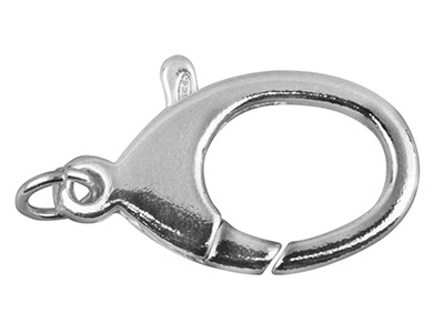 Sterling Silver Jumbo Carabiner    26mm, With Jump Ring - Standard Image - 1