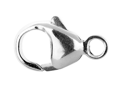 Sterling Silver Oval Trigger Clasp 11mm - Standard Image - 1