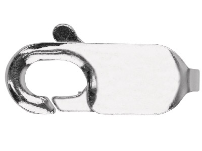Sterling Silver Lobster Claw Oval  11mm - Standard Image - 1