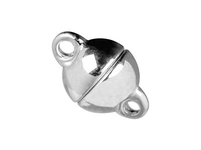 Sterling Silver Langer Magnetic   Clasp 8mm Round Ball