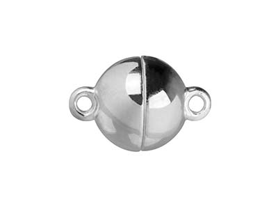 Sterling Silver Langer® Magnetic   Clasp 10mm Round Ball - Standard Image - 2