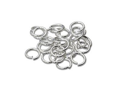 Sterling Silver Open Jump Ring     Light 5mm Pack of 25 - Standard Image - 1
