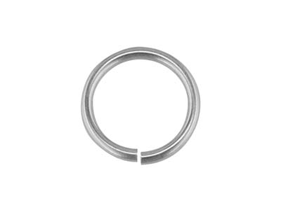 Sterling Silver Open Jump Ring     Light 5mm - Standard Image - 1