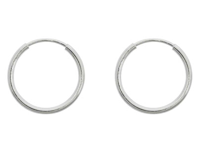Sterling-Silver-Endless-Hoops-14mm-Pa...
