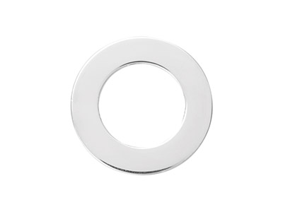 Sterling Silver Flat Washer 20mm   Stamping Blank Pack of 3