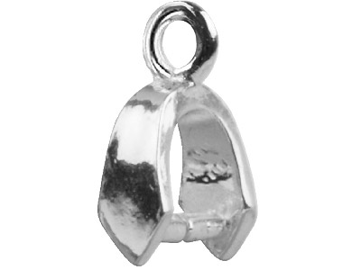 Sterling Silver Pinch Bail - Standard Image - 1