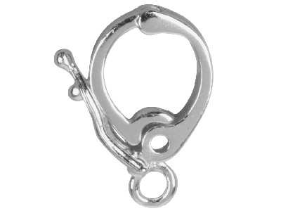 Sterling Silver Clip On Bail 14mm  Long With 7mm Opening - Standard Image - 1