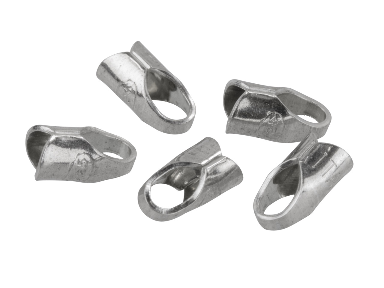 Sterling Silver Chain End Round Pack of 10 1.2mm Inside Diameter