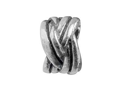 Sterling Silver Double Knot Charm  Bead - Standard Image - 2