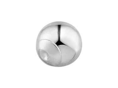 Sterling Silver 1 Hole Ball With   Cup 4mm - Standard Image - 1