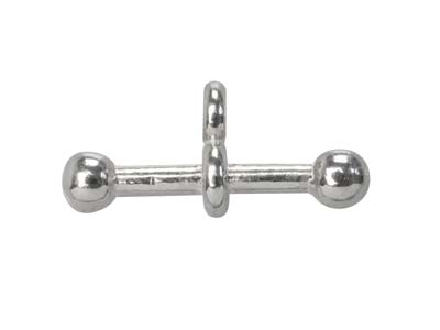 Sterling Silver Cufflink Bar 16mm - Standard Image - 1