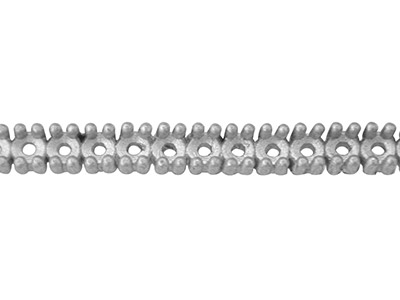 Sterling Silver Setting Strip,     Round 1.7mm X 38