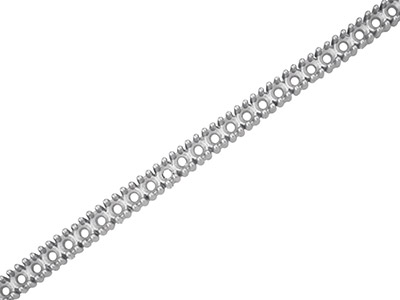 Sterling Silver Setting Strip,     Round 2.7mm X 24 - Standard Image - 1