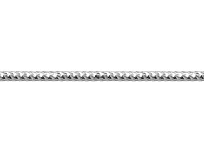 Sterling Silver Weave Design       Diamond Cut Strip Wire 2mm - Standard Image - 1