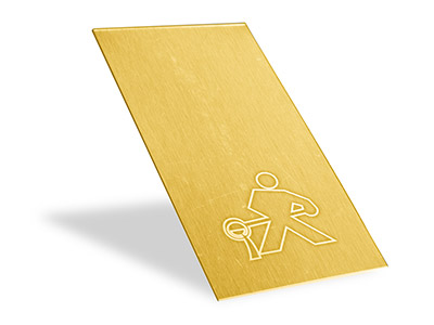 3ct Gold Solder Panel 2g 100%      Recycled Gold - Standard Image - 1