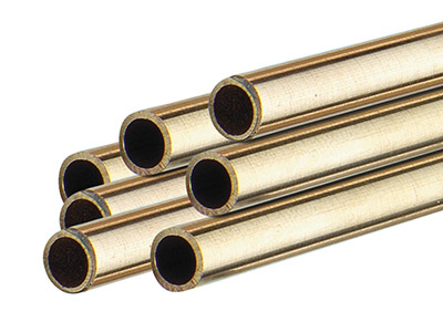 18ct Yellow Gold Tube, Ref 4,      Outside Diameter 3.5mm,            Inside Diameter 2.6mm, 0.45mm Wall Thickness, 100% Recycled Gold - Standard Image - 1