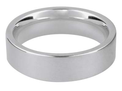 18ct White Gold Easy Fit           Wedding Ring 2.0mm, Size K, 2.6g   Medium Weight, Hallmarked, Wall    Thickness 1.44mm, 100 Recycled    Gold