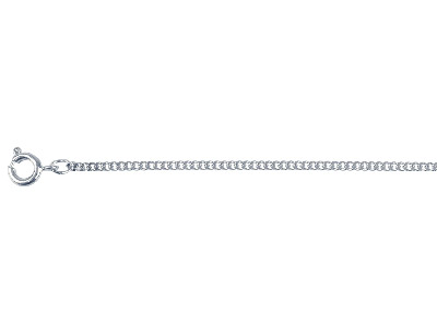 Stainless Steel 1.6mm Curb Chain   1640cm Unhallmarked
