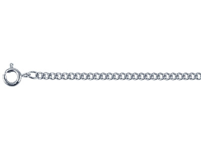 Stainless Steel 3.0mm Curb Chain   2460cm Unhallmarked