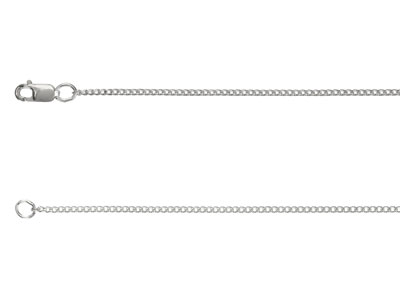Argentium 960 1.2mm Curb Chain     1640cm