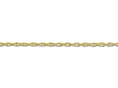 9ct Yellow Gold 0.5mm Rope Chain   20