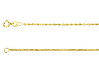 9ct Yellow Gold 1.2mm Rope Chain   1640cm Hallmarked