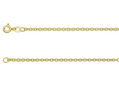 9ct Yellow Gold 2.0mm Trace Chain  18