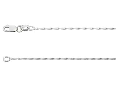18ct White 035 Barleycorn 18