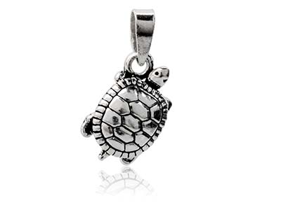 Sterling Silver Turtle Design      Pendant
