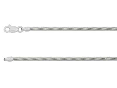Sterling Silver 1.6mm Snake Chain   16