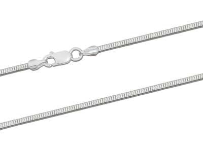 Sterling Silver 1.9mm Snake Chain   18