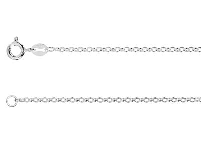 Sterling Silver 1.7mm Belcher Chain 1845cm Unhallmarked 100 Recycled Silver