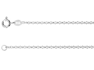 Sterling Silver 1.7mm Belcher Chain 2460cm Unhallmarked 100 Recycled Silver