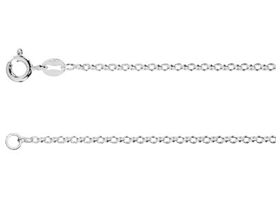 Sterling Silver 1.7mm Belcher Chain 2666cm Unhallmarked 100 Recycled Silver