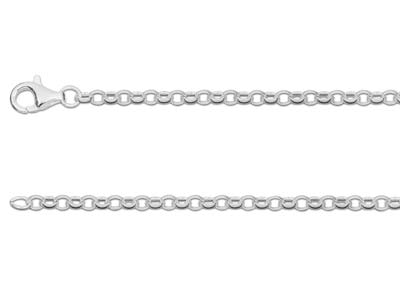 Sterling Silver 2.5mm Belcher Chain 1845cm Unhallmarked 100 Recycled Silver