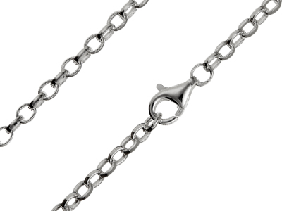 Sterling Silver 3.0mm Belcher Chain 18