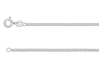 Sterling Silver 1.5mm Curb Chain    1640cm Unhallmarked 100 Recycled Silver