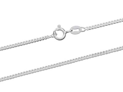 Sterling Silver 1.5mm Curb Chain    18