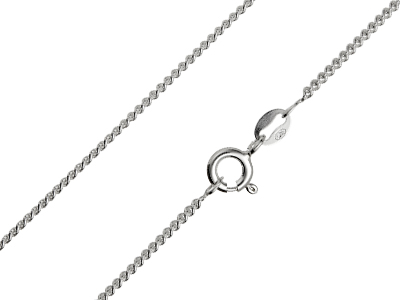 Sterling Silver 1.7mm Curb Chain    1640cm Unhallmarked 100 Recycled Silver