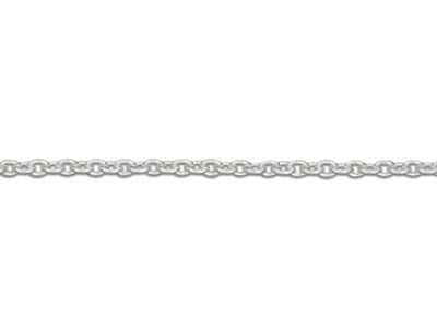 Sterling Silver 1.2mm Cable Chain  18